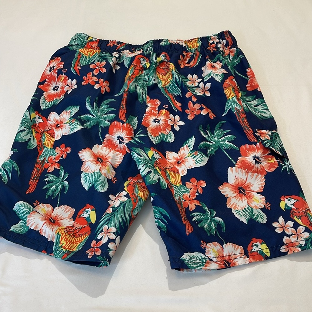 KANU SURF SIZE M Tropical Blue Floral Men's Swim Shorts - Picture 6 of 6
